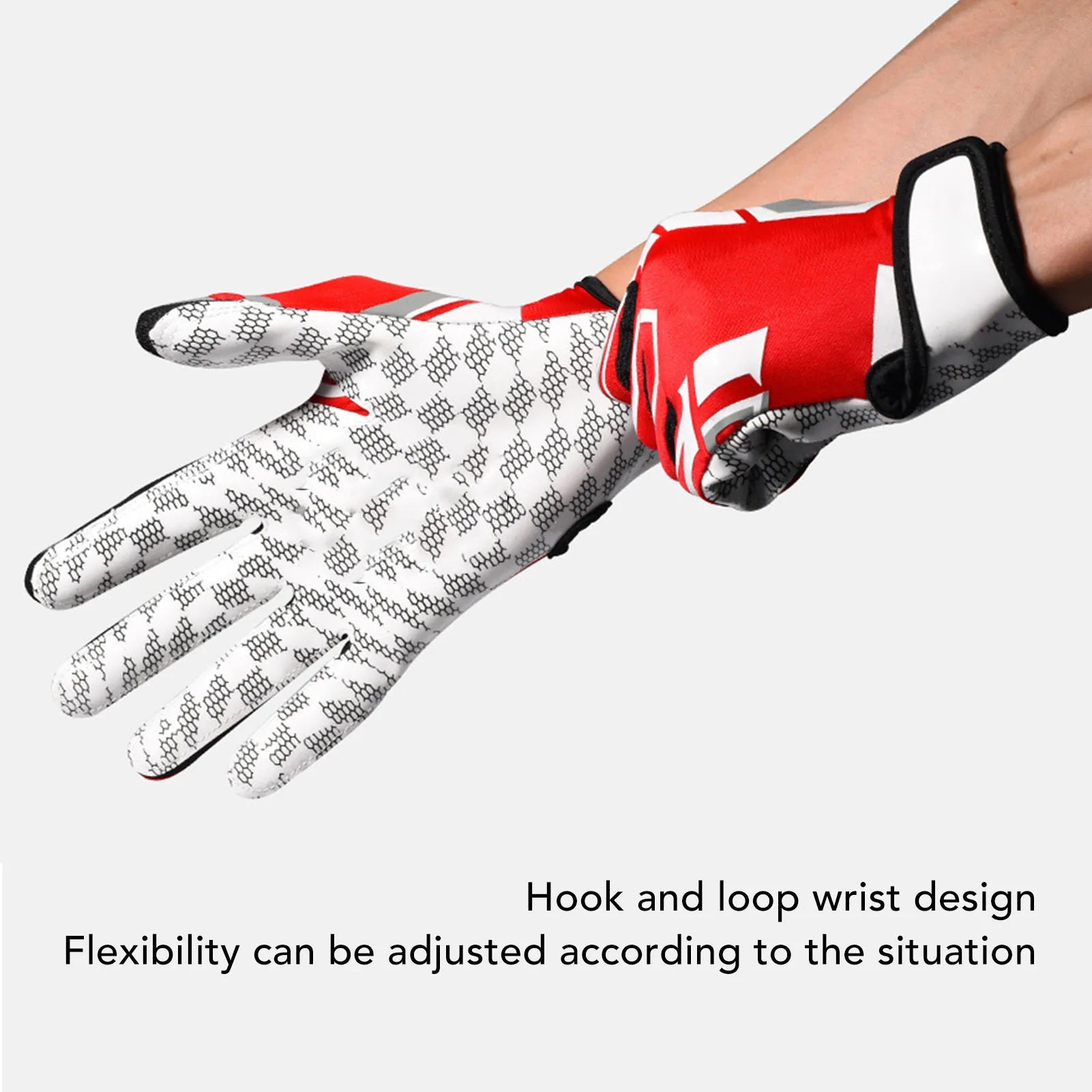 Baseball Batting Gloves High Grip Sports Receiver Gloves Non-Slip American Football