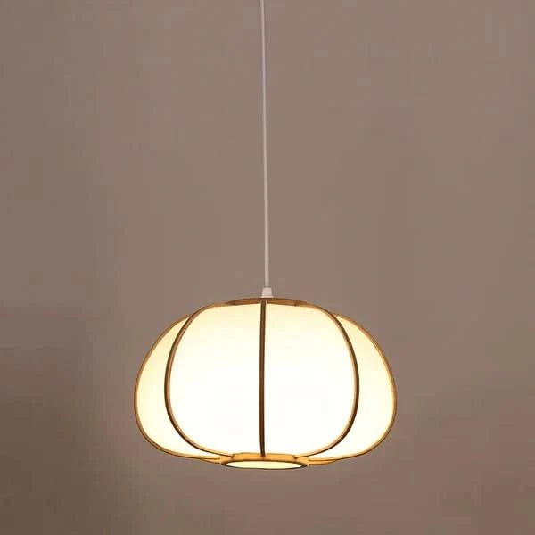 Carmelita Bamboo Lamp With Warm, Diffused Light For Living Spaces