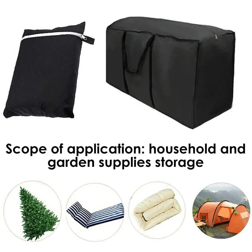 Outdoor Furniture Storage Bag – Waterproof 210D Oxford Fabric Storage Bag for Garden Furniture