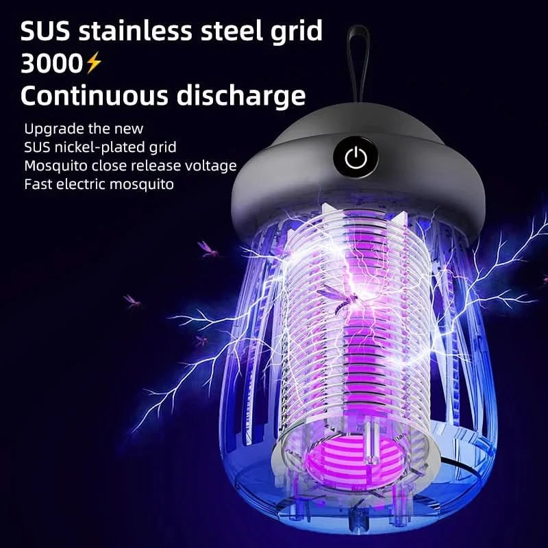 LumaGuard Insect Killer - Silent Mosquito Protection With UV Light & Power Grid