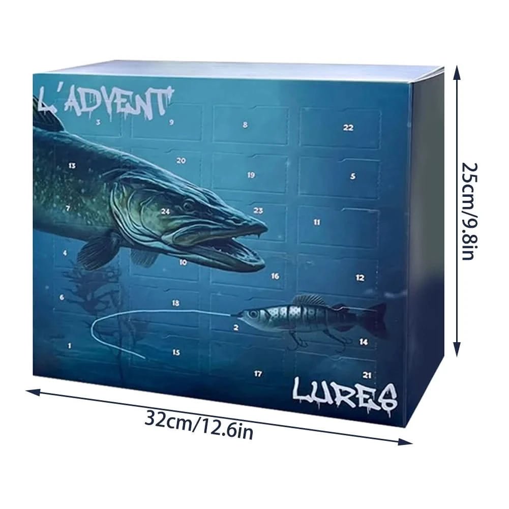 Castmas – Advent Calendar 2025 for Anglers with 24 Unique Lures