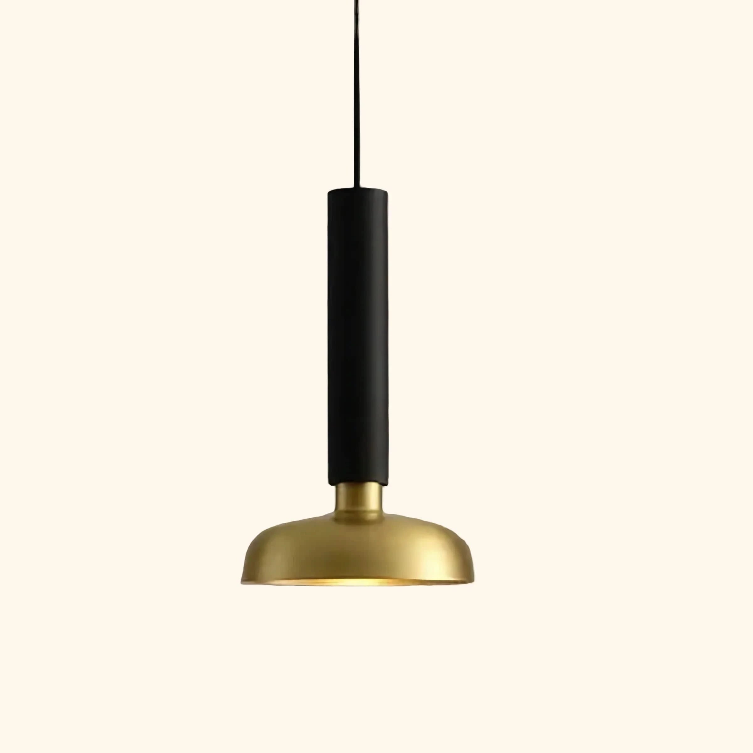 ELVINA Brass Minimalist Industrial Ceiling Light