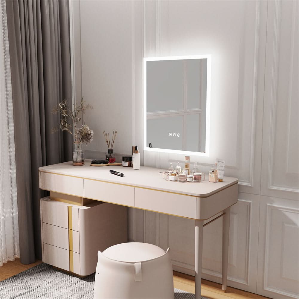 Glissar Bathroom Mirror with LED Lighting Slim Modern Fog-Free