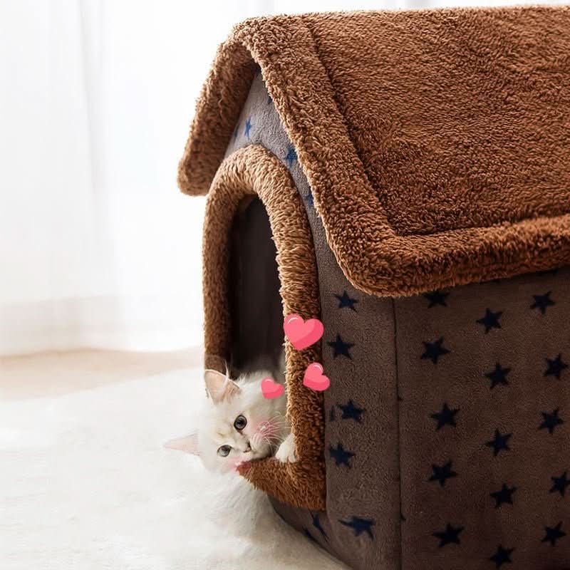Fluffy Home - Cozy Pet House For Small Dogs & Cats Up To 4 kg