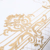 MERENZA Royal Dreams Gold Embroidered Bedding Set 100 Percent Egyptian Cotton