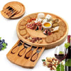 Cheese Companion - Round Bamboo Cheese Board