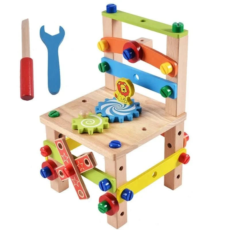 Wooden Tools – Montessori Wooden Toolbox to Promote Creativity and Motor Skills