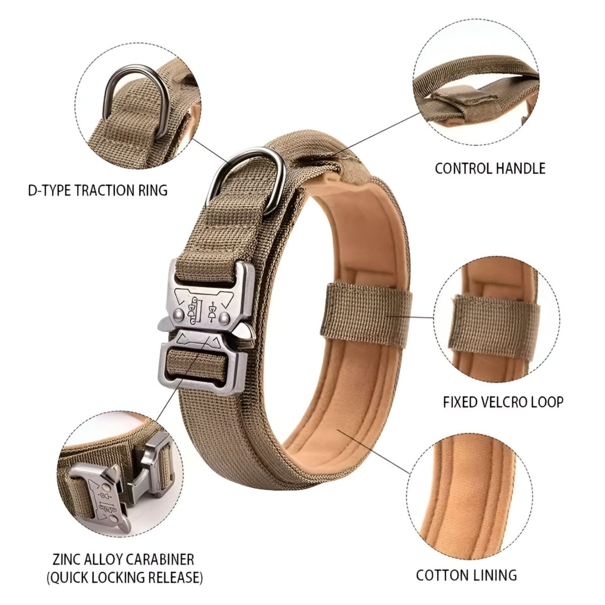 TacticalK9 Hundehalsband Set – Robustes & Komfortables Design für jedes Abenteuer-5
