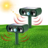 Ultraguard Animal Repellent - Ultrasonic Animal Repellent with LED Light - Weatherproof and Battery Operated