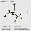 ORLETHIA – Modern Ceiling Light Made of Iron and Glass