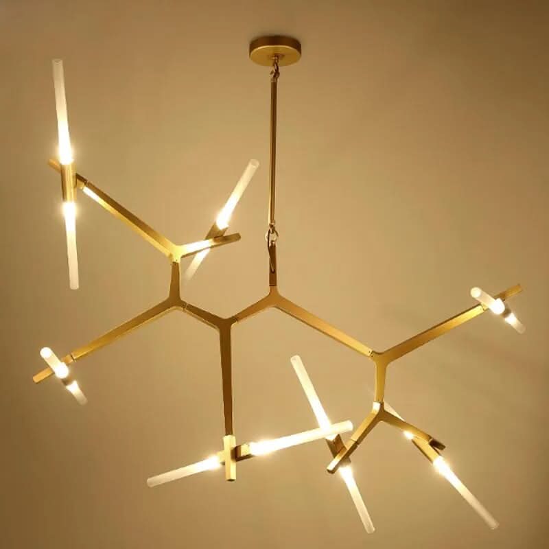 ORLETHIA – Modern Ceiling Light Made of Iron and Glass