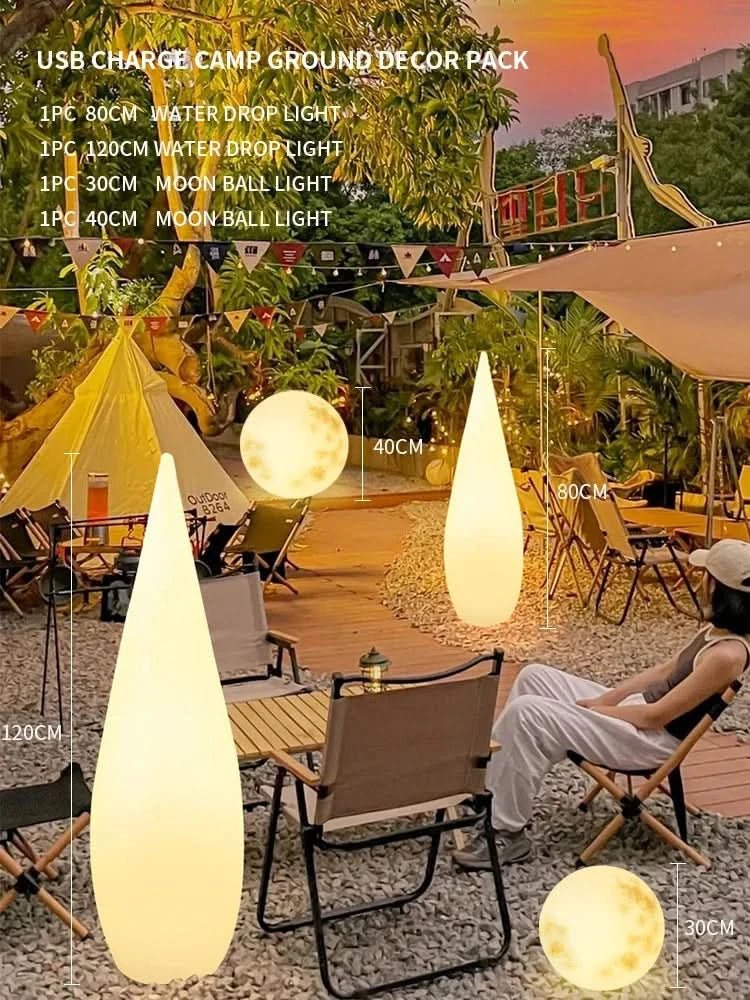 GLAVINA Moon Lights Indoor and Outdoor Waterproof Design Smart Control Garden Light