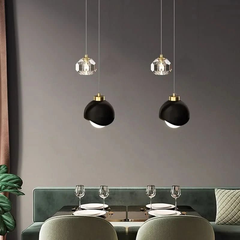 Theresa LED Pendant Light Crystal Globe Lighting