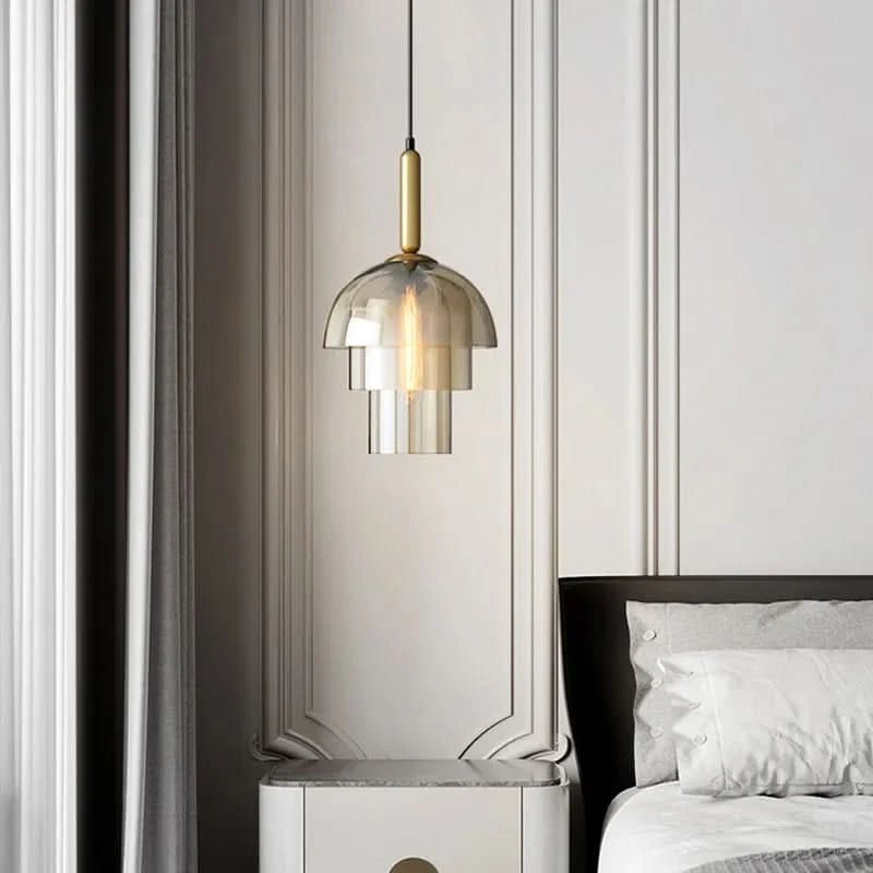 LILIANE Luxury Pendant Lamp Made of Champagne Glass