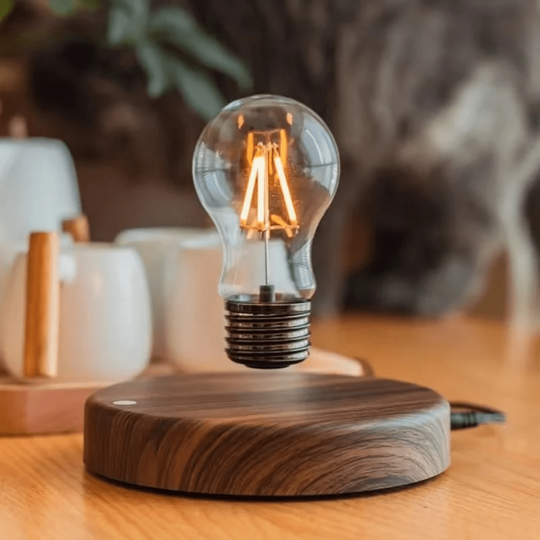 AetherGlow Levitating Lamp | Magnetic Floating LED Lamp | Touch Control | Elegant Home Accessory