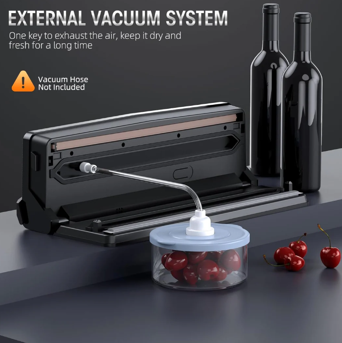 Multifunktionales 8-in-1 Vakuumiergerät mit integriertem Folienschneider