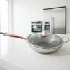 CUISTRON – Premium Titanium Round-Bottom Wok for Induction Hobs and Effortless Stir-Frying