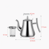 Teaklass - Durable Stainless Steel Induction Kettle with Filter