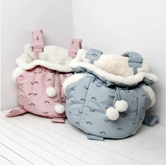 Kuschelige Katzenbett Tasche – Warm und Bequem mit Fleece-Innenfutter