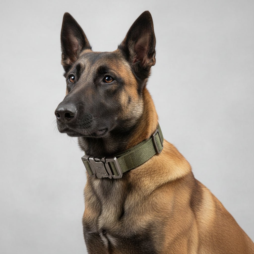 TACTICALK9 – Adjustable Dog Collar Set for Training and Adventures