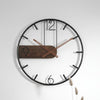 SAVIANE Wall Clock Elegant Modern Design Harmony Room Accent