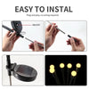 LUSORIA Solar Outdoor Lighting Garden Yard Lights Wireless Easy to Install