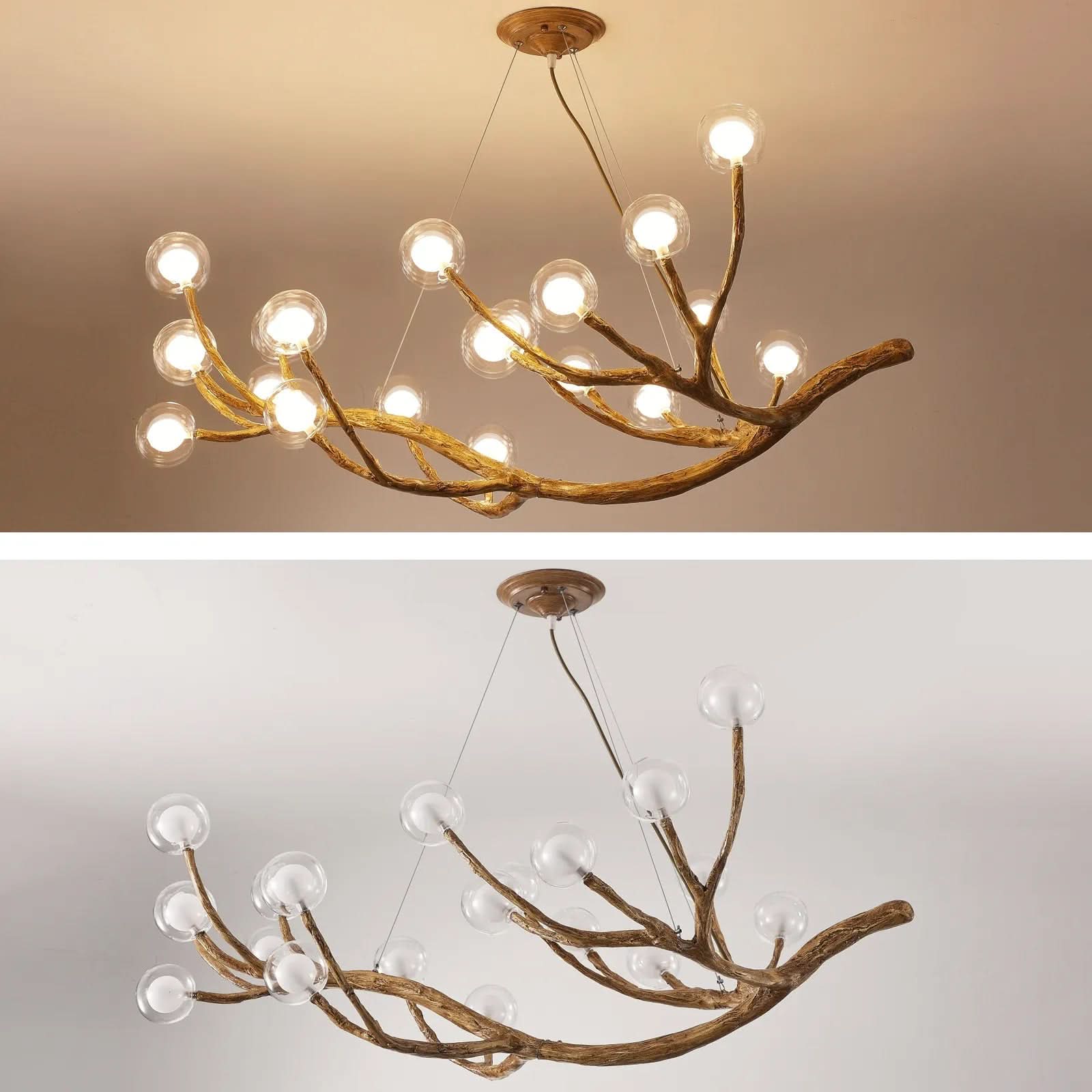 MAEVELLA – Elegant Ceiling Lamp Made of Resin and Aluminum