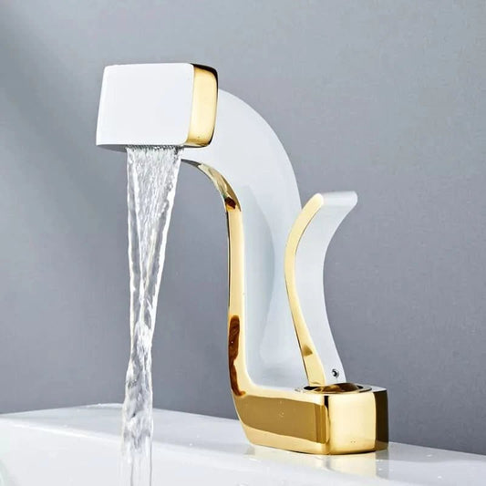 QUARI Premium Two-Tone Faucet Combines Matte Black Sophistication with Golden Elegance