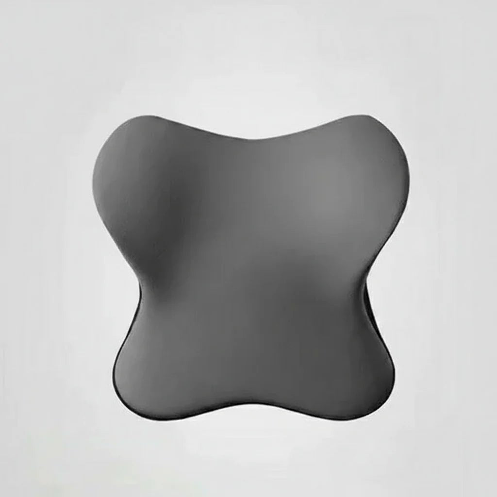 ERGOSNOOZE – Memory Foam Car Neck & Lumbar Pillow For Maximum Comfort