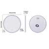 Vistara LED Bathroom Mirror Style Light Clarity Touch Control Anti-Fog