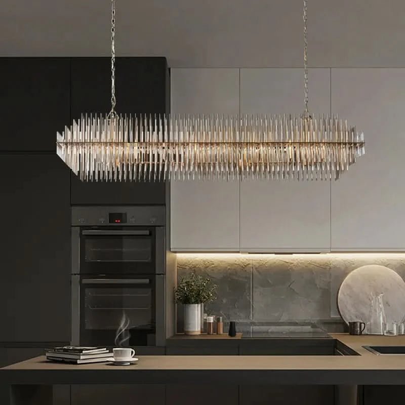 MERIDIA – Elegant Stainless Steel Ceiling Light