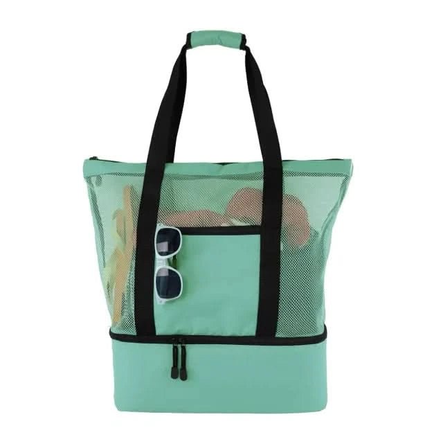 Mesh Picnic & Beach Bag - Double-Layer Waterproof Picnic & Beach Bag