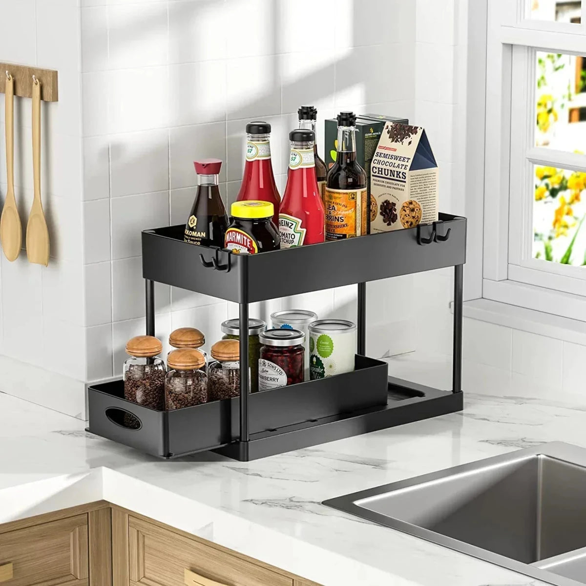 ÖkoRaum - 2-Tier Under-Sink Shelf