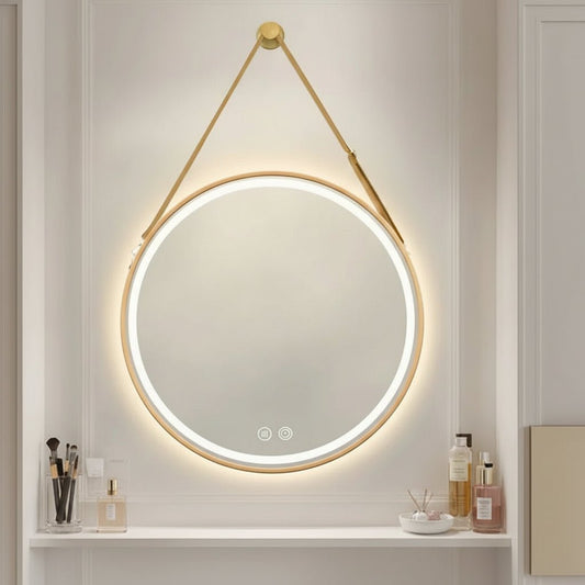 Reflecta Round LED Bathroom Mirror Elegant Wall Mirror