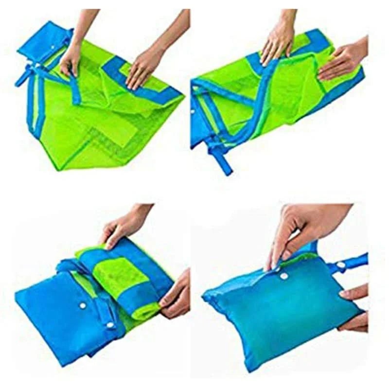Portable Mesh Bag for Kids – Breathable Beach Bag for Toys, Towels & Travel