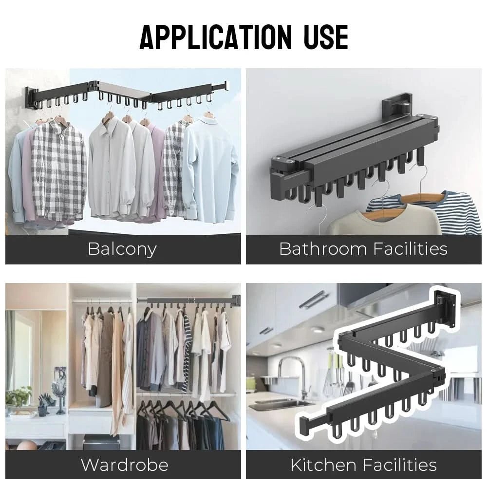 FLEXIHANG – Space-Saving Wall Dryer for Small Spaces