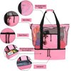 Mesh Picnic & Beach Bag - Double-Layer Waterproof Picnic & Beach Bag