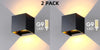 LUXSQUARE – Modern Waterproof LED Wall Light IP65 Made of Aluminum