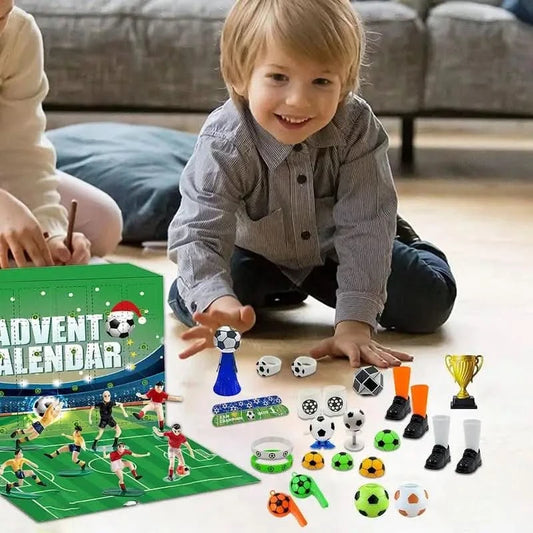BoxCalendar – Football Advent Calendar for Children with Stadium and Figurines
