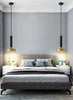 ELVINA Brass Minimalist Industrial Ceiling Light