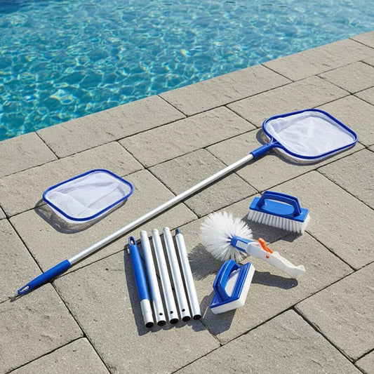 AQUAKIT – Complete Pool Cleaning Set with Aluminum Pole