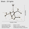 ORLETHIA – Modern Ceiling Light Made of Iron and Glass