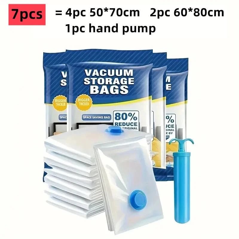 LagerPro Vacuum Bags – Vacuum Storage Bags for Space-Saving Storage of Clothes & Bedding