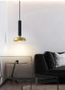 ELVINA Brass Minimalist Industrial Ceiling Light