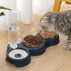 KARLFEAST - 3-in-1 Feeder with Water Dispenser and Elevated Bowl