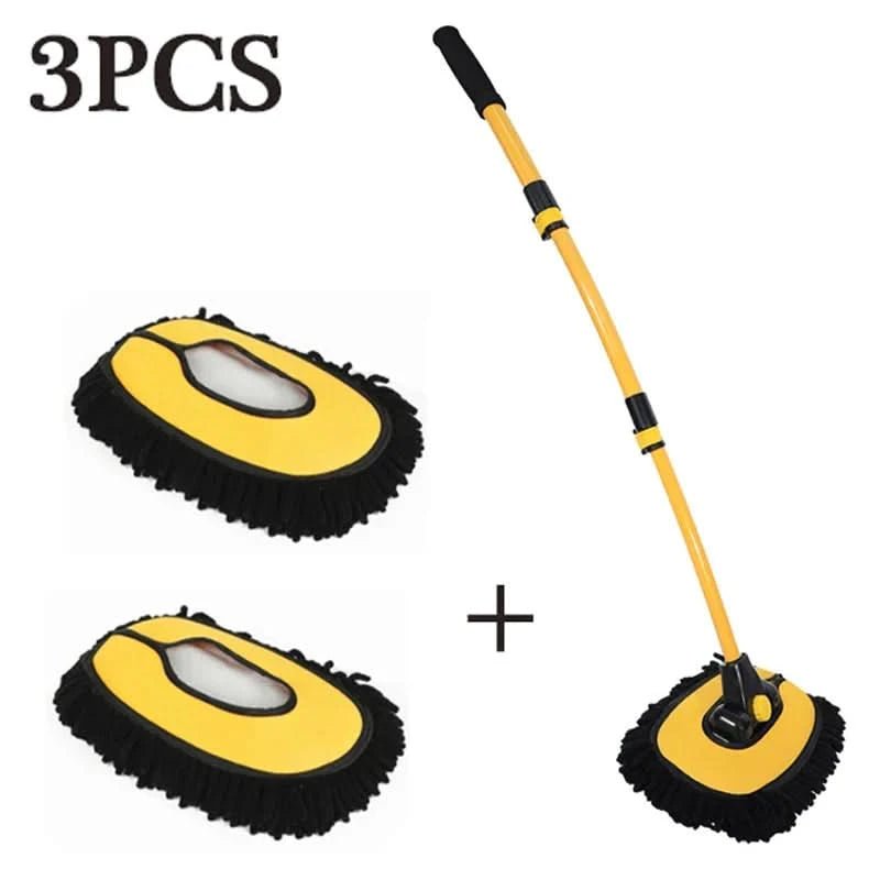 GlanzFlex Vehicle Mop - For Streak-Free Cleaning With Flexibility