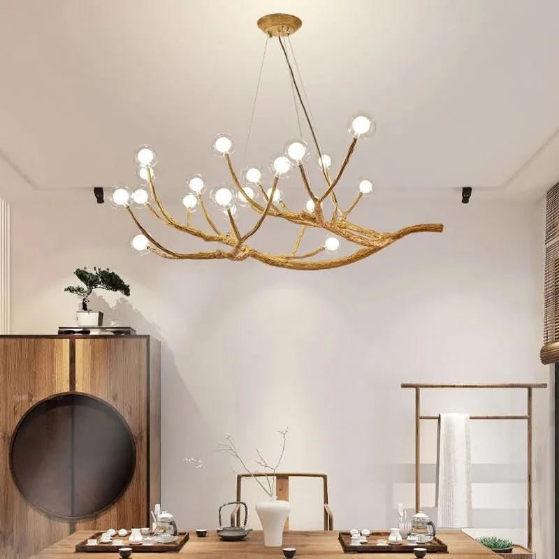 MAEVELLA – Elegant Ceiling Lamp Made of Resin and Aluminum