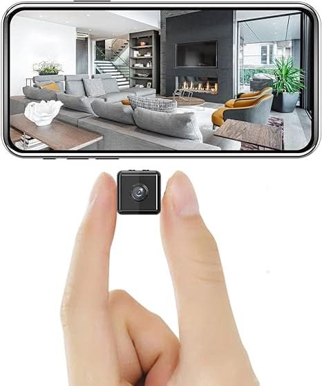 Security View – 1080P Mini Security Camera with Motion Detection and App Control