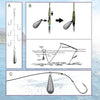 Wurfdrop - Teardrop Fishing Sinker Set for Fresh & Saltwater