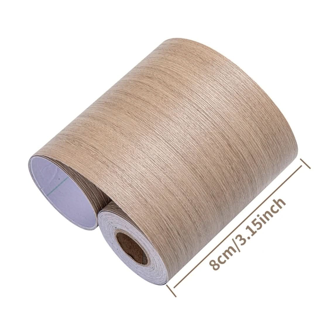 Decorex Edge Skirting Board | PVC Wood-Look Wall Cladding | Waterproof Trim | New Wall & Floor Decor